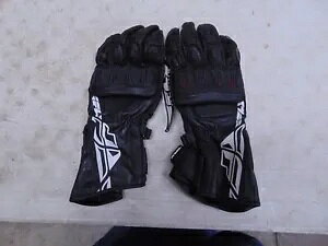 �t���C ���[�V���O FL-2 �u���b�N 3XL 3X ���U�[ �O���[�u �y�A P/N: 476-20803X Fly Racing FL-2 Black 3XL 3X Leather Gloves Pair P/N: 476-20803X �y���s�A���i�z