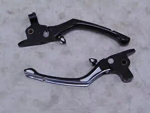 ���� CNC �A���~�j�E�����̒��߉\�ȃu���[�L �N���b�` ���o�[ 17-23 42859-06 36700133 Black CNC Aluminum Milled Adjustable Brake Clutch Levers 17-23 42859-06 36700133