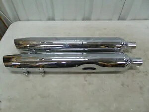 {̃n[[_rbh\XgbN 95-16 c[O}t[rCrCyA Genuine Harley Davidson Stock 95-16 Touring Mufflers Exhaust Exhaust PAIR