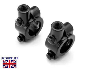 I[goC~[}EgNv 22mm 7/8 C`nho[ M8 vp Motorcycle Mirror Mounts Clamps for 22mm 7/8 inch Handlebars M8 Clockwise