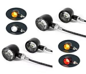 ̌^ LED oCNCWP[^[ / Xgbve[Cg & hCrOCg 4 Zbg Set of 4 Integrated LED Motorbike Indicators / Stop Tail Lights & Driving Lights
