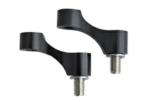 CNC M8 vlW oCN & XN[^[ ~[ CU[ GNXe_[̃yA Pair of CNC M8 Clockwise Thread Motorbike & Scooter Mirror Risers Extenders