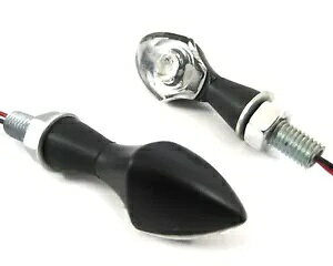 oCNCWP[^[ LED ^^ڗȂECJ[ ECJ[ tbV[ x2 Motorbike Indicators LED Tiny Small Discreet Turn Signals Blnkers Flashers x2