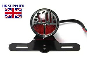 `bp[JtF[T[oCN~[vJLEDpAXgbve[Cg Rear Stop Tail Light for Chopper Cafe Racer Motorbike Miller Replica LED