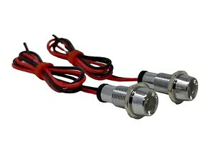 ~j }CN }[J[ Cg LED JX^ `bp[ JtF [T[ oCN vWFNg RED p Mini Micro Marker Light LED Custom for Chopper Cafe Racer Motorbike Project RED