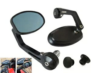 Ducati Diavel ����� X-Diavel ���f���p�u�����L���O�v���O�t���o�[�G���h�~���[ Bar End Mirrors with Blanking Plugs for Ducati Diavel and X-Diavel Models �y���s�A���i�z