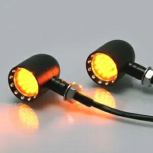 LED oCN CWP[^[ ECJ[ ECJ[ tbV[ ubN A~jE yA LED Motorbike Indicators Turn Signals Blinkers Flashers Black Aluminium PAIR