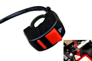 oCN댯x 22mm 7/8C` nho[ gCN NbhoCN ATVp Motorbike Hazard Warning Light for 22mm 7/8" Handlebars Trike Quad Bike ATV