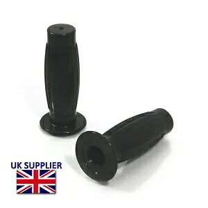�o�C�N�o�����O���b�v 22mm 7/8 �C���` Triumph �J�t�F���[�T�[ �X�N�����u���[�p �u���b�N Motorbike Barrel Grips 22mm 7/8 inch for Triumph Cafe Racer Scrambler BLACK �y���s�A���i�z