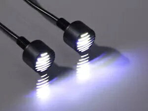 I[goCfC^CjOCg}[J[12V LED⏕PxyA Motorcycle Daytime Running Lights Marker 12V LED Auxiliary Super Bright PAIR