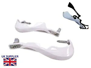 �z���C�g���^���n���h�K�[�h�n���h�K�[�h���}�n WR250X XT125R XT660X XT660R XT350 WHITE Metal Hand Guards Handguards for Yamaha WR250X XT125R XT660X XT660R XT350