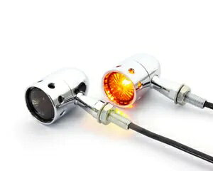 Triumph Bonneville T100 T120 SE ���f���p�̃h�����h�x�[���t�� CHROME �C���W�P�[�^�[ CHROME Indicators with Drilled Bezel for Triumph Bonneville T100 T120 SE Models