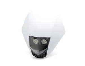 LED wbhCg}XN zCg }n WR TT DT Gf[ X[p[g gNXp LED Headlight Mask WHITE for Yamaha WR TT DT Enduro Supermoto Motocross