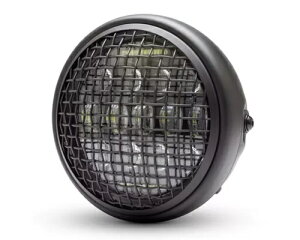 oCN LED vWFN^[ wbhCg wbhv Xg[g oCN bV Ot Motorbike LED Projector Headlight Headlamp Street Bike with Mesh Grill