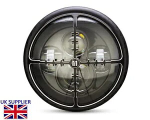 C GtB[h C^[Zv^[ 650 p^[Qbg O fUC̃JX^ LED wbhCg Custom LED Headlight with Target Grill Design for Royal Enfield Interceptor 650