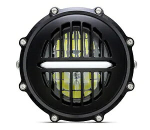 BMW �J�X�^�� LED �w�b�h���C�g �V�����[ �v���Y�� �O�����t�� R800 R100 �J�t�F ���[�T�[ �v���W�F�N�g BMW Custom LED Headlight Shallow with Prison Grill R800 R100 Cafe Racer Project �y���s�A���i�z