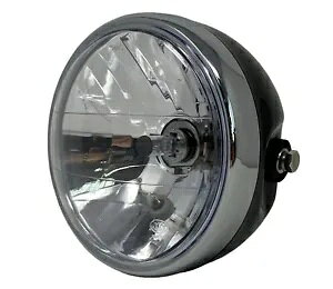 �o�C�N�w�b�h���C�g BMW R65 R80 R100 �J�t�F���[�T�[ �X�N�����u���[ �N���V�b�N �v���W�F�N�g�p Motorbike Headlight for BMW R65 R80 R100 Cafe Racer Scrambler Classic Project �y���s�A���i�z