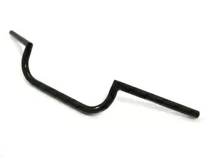 I[goC JtF [T[ nho[ - g Nu} X^C - ubN - X`[ 22mm 7/8" Motorcycle Cafe Racer Handlebars - Retro Clubman Style - Black - Steel 22mm 7/8"
