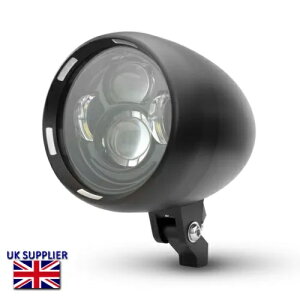 JX^`bp[p DRL {g}EgtoCNvWFN^[ LED wbhCg Motorbike Projector LED Headlight with DRL Bottom Mount for Custom Chopper