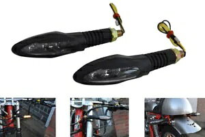 oCN LED CWP[^[ ECJ[ KuCg ׂẴXg[goCNANbhp Motorbike LED Indicators Turn Signals Mega Bright for All Street Bikes, Quads