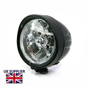 n[[_rbh\ X|[cX^[ _Ci \teCpwbhCg ubN - 5C` H4 55W Headlight For Harley Davidson Sportster Dyna Softail Black - 5" H4 55W