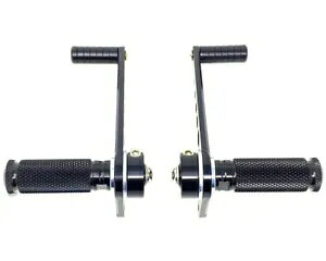 oCN AZbg ubN C GtB[h C^[Zv^[ R`l^ GT 650 500p Motorbike Rearsets BLACK for Royal Enfield Interceptor Continental GT 650 500