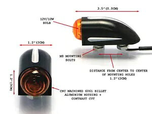 n[[_rbh\ X|[cX^[ 883 1200 48 JX^ X[p[[poCNCWP[^[ Motorbike Indicators for Harley Davidson Sportster 883 1200 48 Custom Super Low