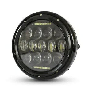 I[goC LED wbhCg 7.7 C` vWFN^[ v JtF [T[ g JX^ oCNp Motorcycle LED Headlight 7.7" Projector Lamp for Cafe Racer Retro Custom Bike