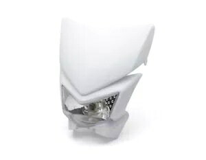 ホワイトオートバイヘッドライトマスクヤマハ WR TT DT モトクロスエンデューロスーパーモト用 WHITE Motorcycle Headlight Mask for Yamaha WR TT DT Motocross Enduro Supermoto