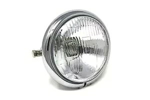 oCN wbhCg wbhv 6 C` JX^ N[ Be[W g `bp[ `bv Motorbike Headlight Headlamp 6 inch Custom Chrome Vintage Retro Chopper Chop