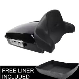 hς݃`bvhpbN gN obNXg n[[ cA[pbN [hLO 2014-2023 ɓK Painted Chopped Pack Trunk Backrest Fit For Harley Tour Pak Road King 2014-2023