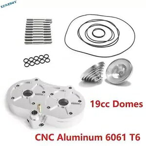 �A���~���}�n�o���V�[ 350 �v���f�U�C���N�[���w�b�h 19cc 19 �h�[���X�^�b�h O �����O Aluminum For Yamaha Banshee 350 pro design cool Head 19cc 19 Domes Studs O-Rings