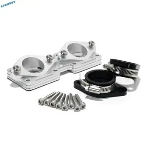 }n oV[ 350 87-06 XvbgCe[N}jz[h 38 ~[g-41 ~[gu[cLu^[ For Yamaha Banshee 350 87-06 Split Intake Manifolds 38mm-41mm Boots Carburetors