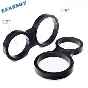 CNC ubNrbg 2.0 C` 2 1/2 C` VbN U[o[tNv [P[W A~jE CNC Black Billet 2.0" 2 1/2" Shock Reservoir Mounting Clamps Roll Cage Aluminum