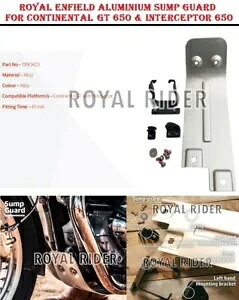 C GtB[h A~jE Tv K[h R`l^ GT 650 & C^[Zv^[ 650 p Royal Enfield Aluminium Sump Guard for Continental GT 650 & Interceptor 650