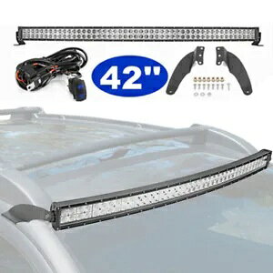 �g���^ �^�R�} 1995-00 01 02 03 04 ���[�t 42 �C���` LED ���C�g�o�[�}�E���g���C���[�R���{ For Toyota Tacoma 1995-00 01 02 03 04 Roof 42inch LED Light Bar Mount Wire Combo �y���s�A���i�z