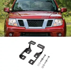 LED |bhTCht[hfBb`Cg}EguPbg 2005-2015  2 YGNXep LED Pod Side Hood Ditch Light Mount Brackets for 2005-2015 2nd Gen Nissan Xterra