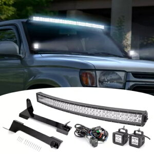 �s���[ (42 �C���` LED �o�[) + (3 �C���` �|�b�h) �}�E���g���C���[�L�b�g �g���^ 4Runner 1996-2002 �ɓK�� A Pillar (42'' LED Bar) + (3'' Pod) Mount Wire Kit Fits Toyota 4Runner 1996-2002 �y���s�A���i�z
