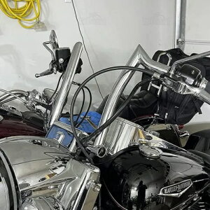 N[ 12 C` GCv nK[ z[ nho[ n[[ _Ci X|[cX^[ [hLO OChp Chrome 12" Ape Hanger Horn Handlebar For Harley Dyna Sportster Road King Glide