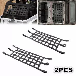 2X [tnbN/obN[o[וJo[ 20-21 22 23 24 W[v OfBG[^[p 2X Roof Hammock / Back Roll Bar Baggage Cover for 20-21 22 23 24 Jeep Gladiator