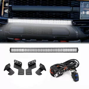 2021 2022 2023 2024 F150 v^[ 42 C` LED Cgo[R{ + op[}Eg + C[ For 2021 2022 2023 2024 F150 Raptor 42'' LED Light Bar Combo +Bumper Mount +Wire