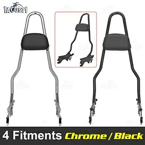 qpobNXg V[V[o[ n[[ Xg[g {u [C_[ t@bg{[C uCNAEgp Passenger Backrest Sissy Bar For Harley Street Bob Low Rider Fat Boy Breakout