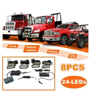 8 Ao[/zCgxXg{ Cgo[|X RZR XP 1000 900 800 570 p 8pcs Amber/White Warning Strobe Lights Bar For Polaris RZR XP 1000 900 800 570