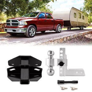 �g���[���[�����q�b�` 2019-2023 Ram 1500 �N���V�b�N�p 2�C���`�����2-5/16�C���`�{�[��+���b�N�t�� Trailer Tow Hitch For 2019-2023 Ram 1500 Classic w/ 2 and 2-5/16 Ball + Lock �y���s�A���i�z