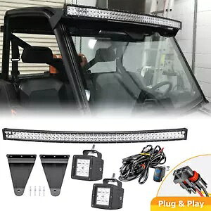 WEISEN [t 50 C` LED Cgo[}EgC[ + |bh|XW[ 1000 SP 570 WEISEN Roof 50'' LED Light Bar Mounts Wire+Pods For Polaris Ranger 1000 SP 570