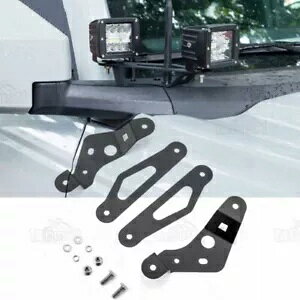 2021-UP tH[h uR t[hs[uPbg 4  LED Cg|bht邽 For 2021-UP Ford Bronco Hood Pillar Brackets to Mount 4pcs LED Light Pod