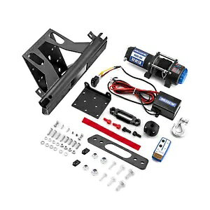 Can-Am Maverick X3 MAX UTV 4500lb 12V dEC`}EgR{[vLbgp For Can-Am Maverick X3 MAX UTV 4500lb 12V Electric Winch Mount Combo Rope Kit