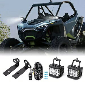 A s[ LED Cg |bh }EgAvO Ah vC C[tAPolaris RZR PRO XP/XP 4 p A-Pillar LED Light Pods Mounts w/Plug & Play Wire For Polaris RZR PRO XP/XP 4
