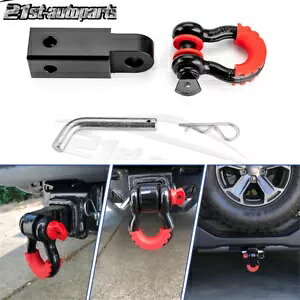 2 ''V[o[qb` D O 3/4 C`VbNtbN FJ N[U[/hN[U[p 2'' Receiver Hitch D-Ring 3/4In Shackle Tow Hook For FJ Cruiser / Land Cruiser