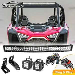 |X RZR v XP pXoXo[ 32 C`[t LED Cgo[}EgC[Lbg + |bhp For Polaris RZR Pro XP Pulse Busbar 32" Roof LED Light Bar Mounts Wire Kit+Pods